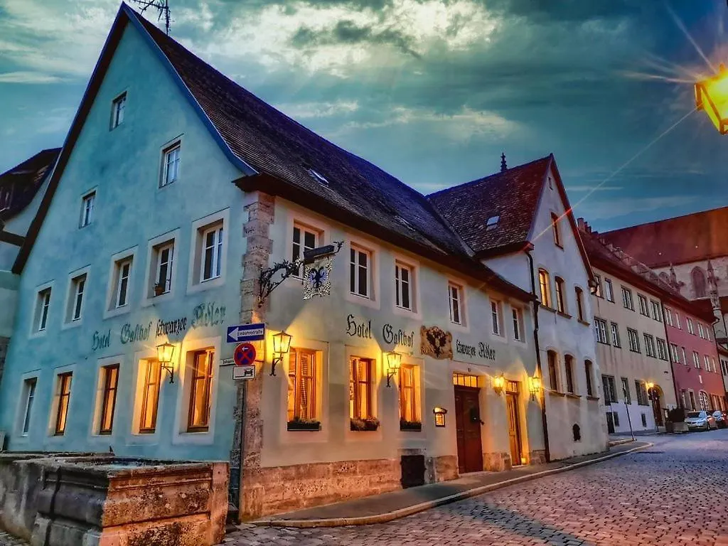 Hotel Schwarzer Adler 2*, Rothenburg ob der Tauber Tyskland